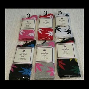6 Pairs Novelty Crew Socks Bundle